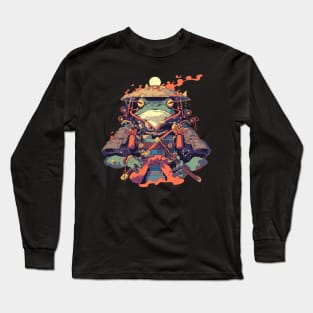 samurai frog Long Sleeve T-Shirt